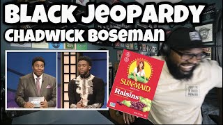 Black Jeopardy With Chadwick Boseman - SNL | REACTION