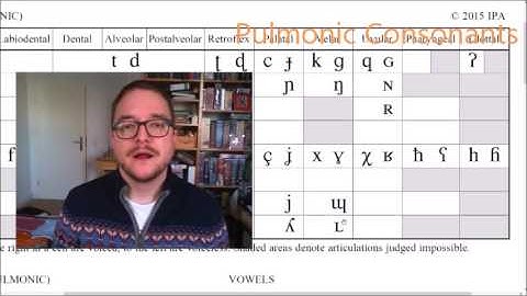 The complete official IPA chart