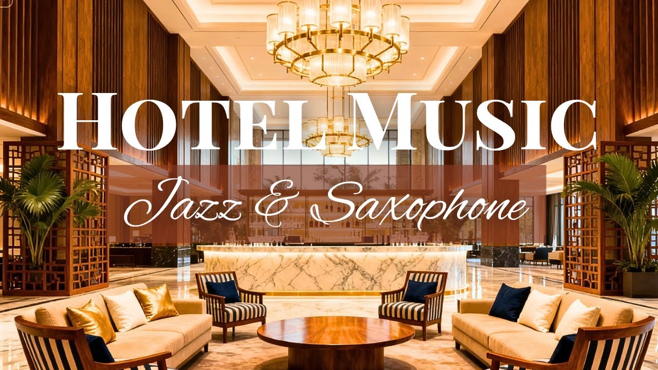 Hotel Lobby Music 🎷 Smooth Jazz Saxophone for Luxury Lounge & Elegant ...