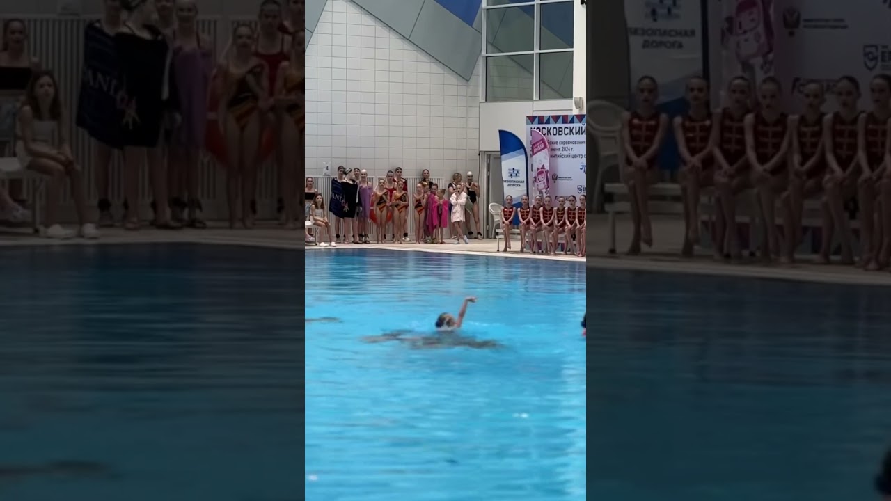 🏊  Робокар Поли 🌊 Всероссийские соревнования «Московский калейдоскоп» по синхронному плаванию