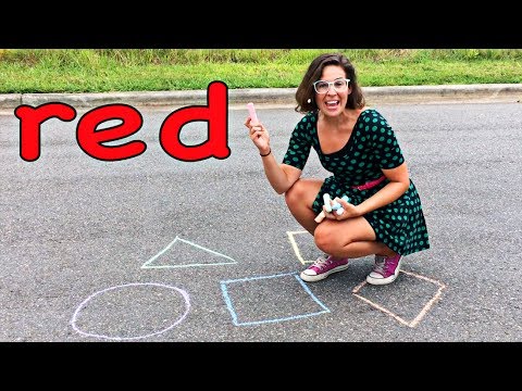 kids anka #1 Best Toddler Learning Videos for Kids Learn Fun Colors & Shapes Sidewalk Chalk for Children