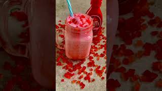 Strawberry milkshake || how to make perfect strawberry milkshake with icecream | trending shorts Strawberry milkshake || how to make perfect strawberry milkshake with icecream | trending shorts