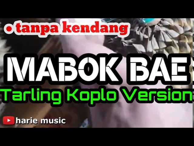 TANPA KENDANG  - MABOK BAE [COVER] | TARLING KOPLO VERSION class=