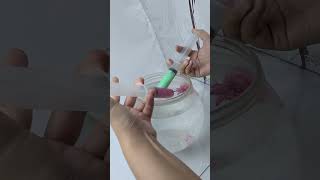 Real Jar Color Mixing Setup and Live Recording