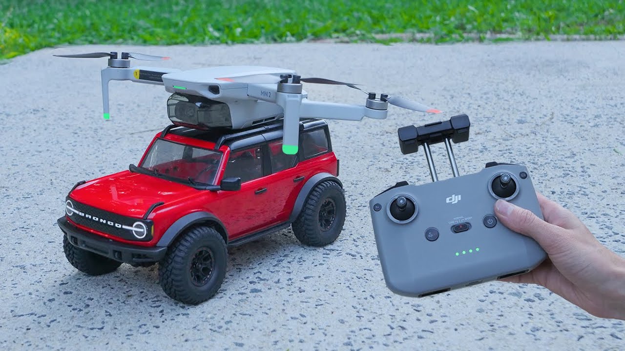 Experiment: Drone Instead of The Engine in a Truck