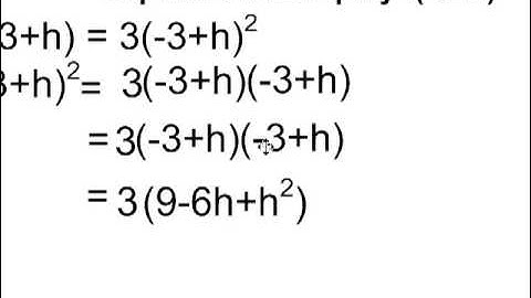 Finding the Instantaneous Rate of Change: Quadratic