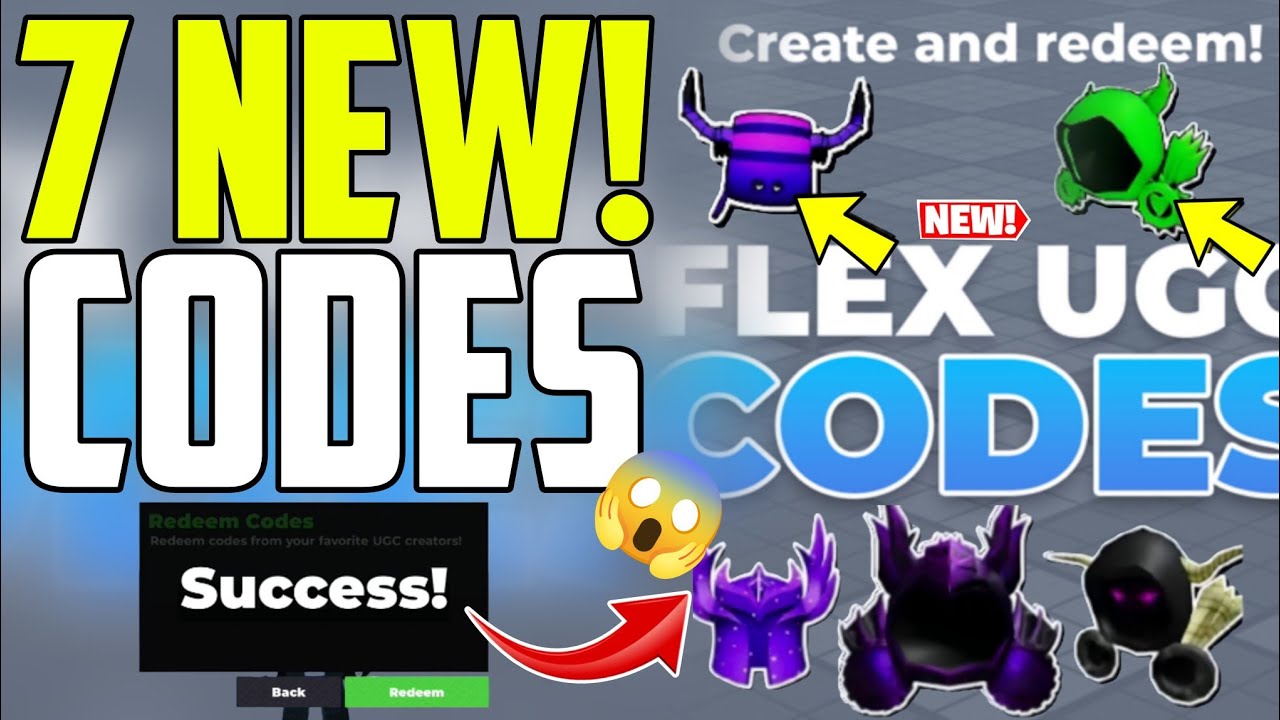 😱 FLEX UGC Codes 2026 | FREE Roblox UGC Items | 100% WORKING! - YouTube