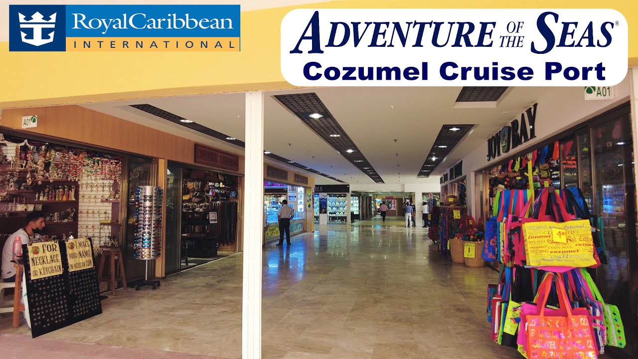 Adventure of the Seas - Shopping In The Cozumel Cruise Terminal