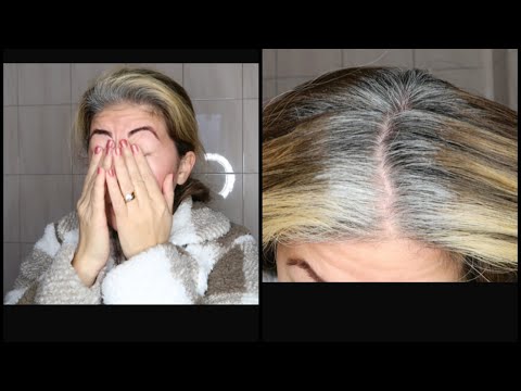 Cette expérience capillaire m&rsquo;a rendu dépressif🤯 fini les cheveux blancs😵👵 c&rsquo;est pas fait pour moi