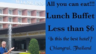 We Ben eating all you can eat buffet in Chiangrai