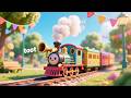 Tiny Train Adventure Park | Fun Kids Railway Song | Nursery Rhyme Adventure