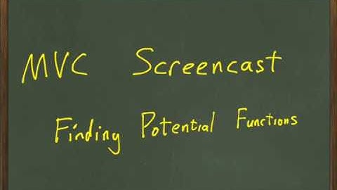 Potential Functions with 3 Variables