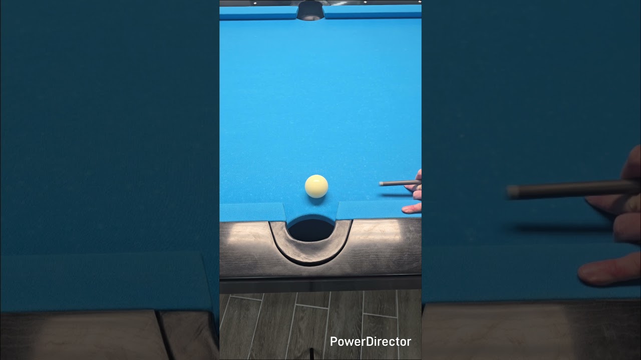 Image of video the A perfectly struck cueball.    #billiards #pool #8ball #8ball #trickshot #practice #fyp #subscribe 24