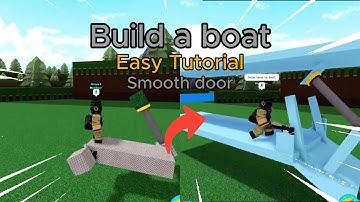 Roblox Build a Boat For treasure Cargo Door / smooth door Tutorial | Roblox Tutorials #roblox