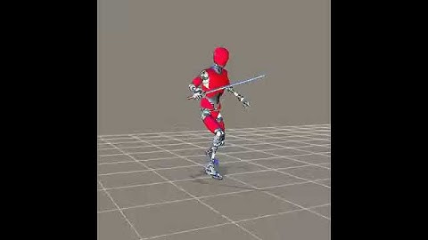 Poser 6: Falling Test 1 (Un-rendered version)