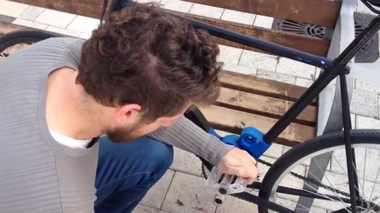 Open a Beer Bottle With Your Bicycle - YouTube