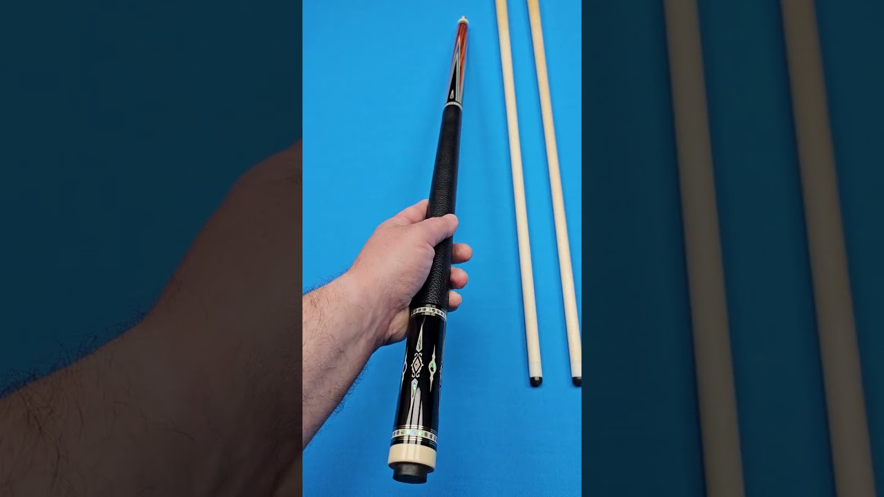 🌷🔥🌷 RARE TULIPWOOD & EBONY ARIEL CARMELI CUSTOM CUE