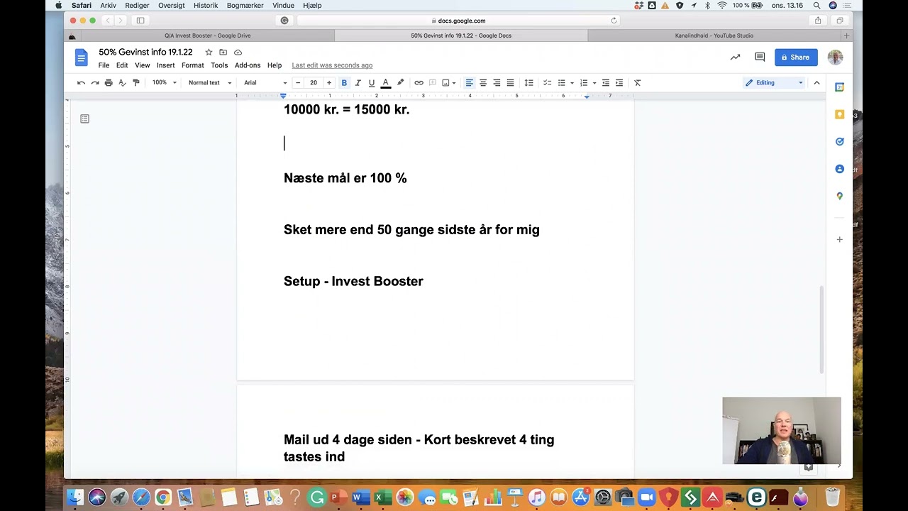 INVEST BOOST 50 % 19.1.22
