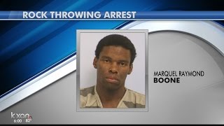 I-35 rock throwing suspect arrested, charged