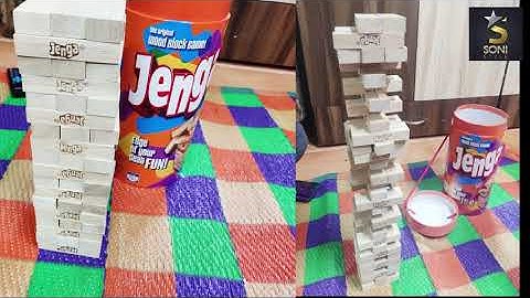JENGA GAME | BEST GAME | AMAZON | REVIEW | TRY AND DEMO | FUN WITH JENGA BLOCKS | S.S