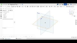 Onshape   Turbo Boost Pegboard Toy 3 Hole Version
