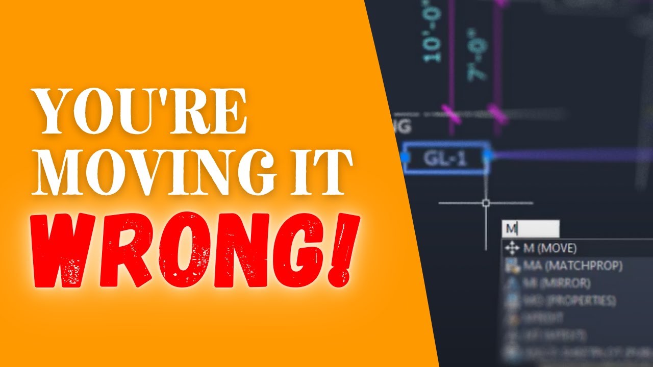 Top 7 AutoCAD Tips for Moving Objects Efficiently - YouTube