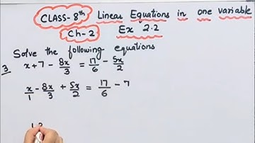 Solve the following linear equations x/2-1/5=x/3+1/4 I