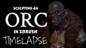 Sculpting an Orc in Zbrush (Timelapse)
