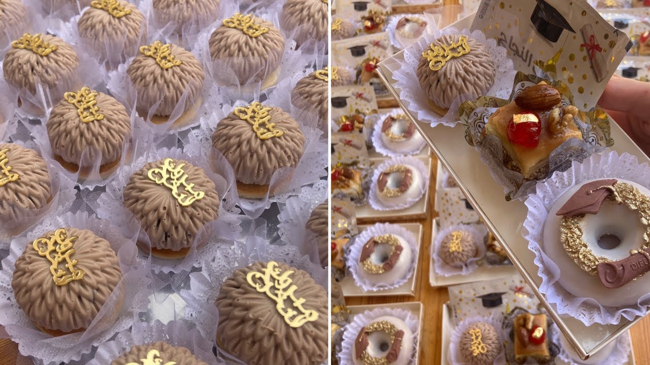 #جديد #حلويات النجاح 👩🏼‍🎓👩🏼‍🎓 50 حبة قاطو بريستيج بذوق يهبل و تزيين بسيط و يقطع بزاف مع سعر البيع❤️