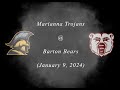 Marianna trojans basketball  barton 192024