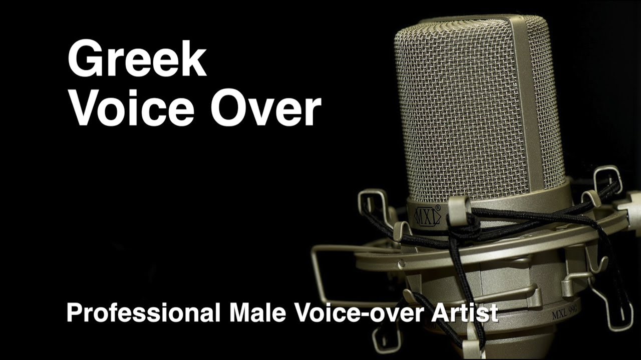 Greek Male Voice Artists