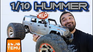 This RC CAR HUMMER from TEMU is AWESOME!