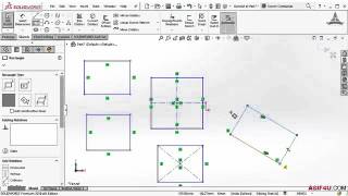 006 Create rectangle in solidworks