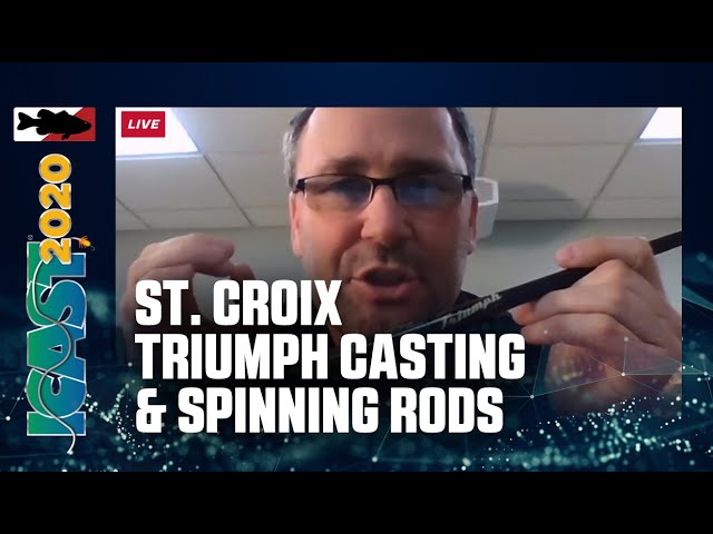 St. Croix Triumph Casting Rods and Triumph Spinning Rods with