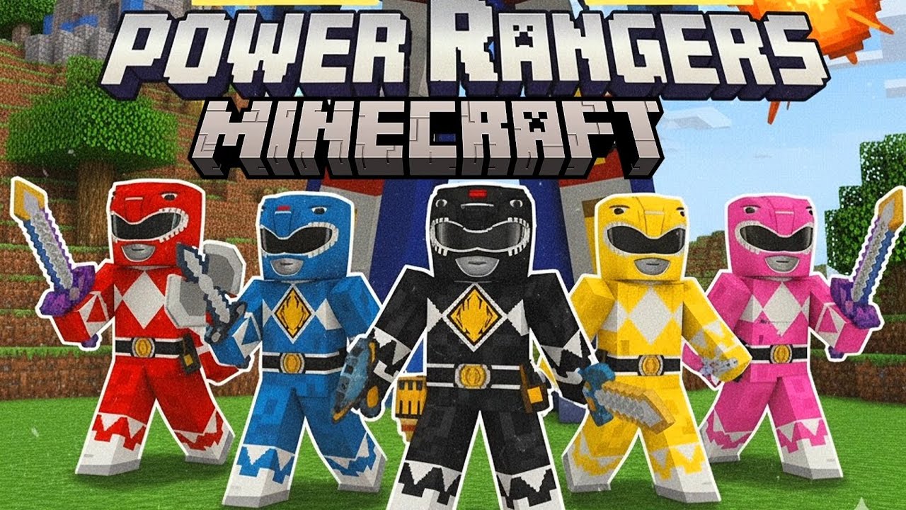 SAIU!! NOVO ADDONS/MOD DOS POWER RANGERS PARA O MINECRAFT! - YouTube