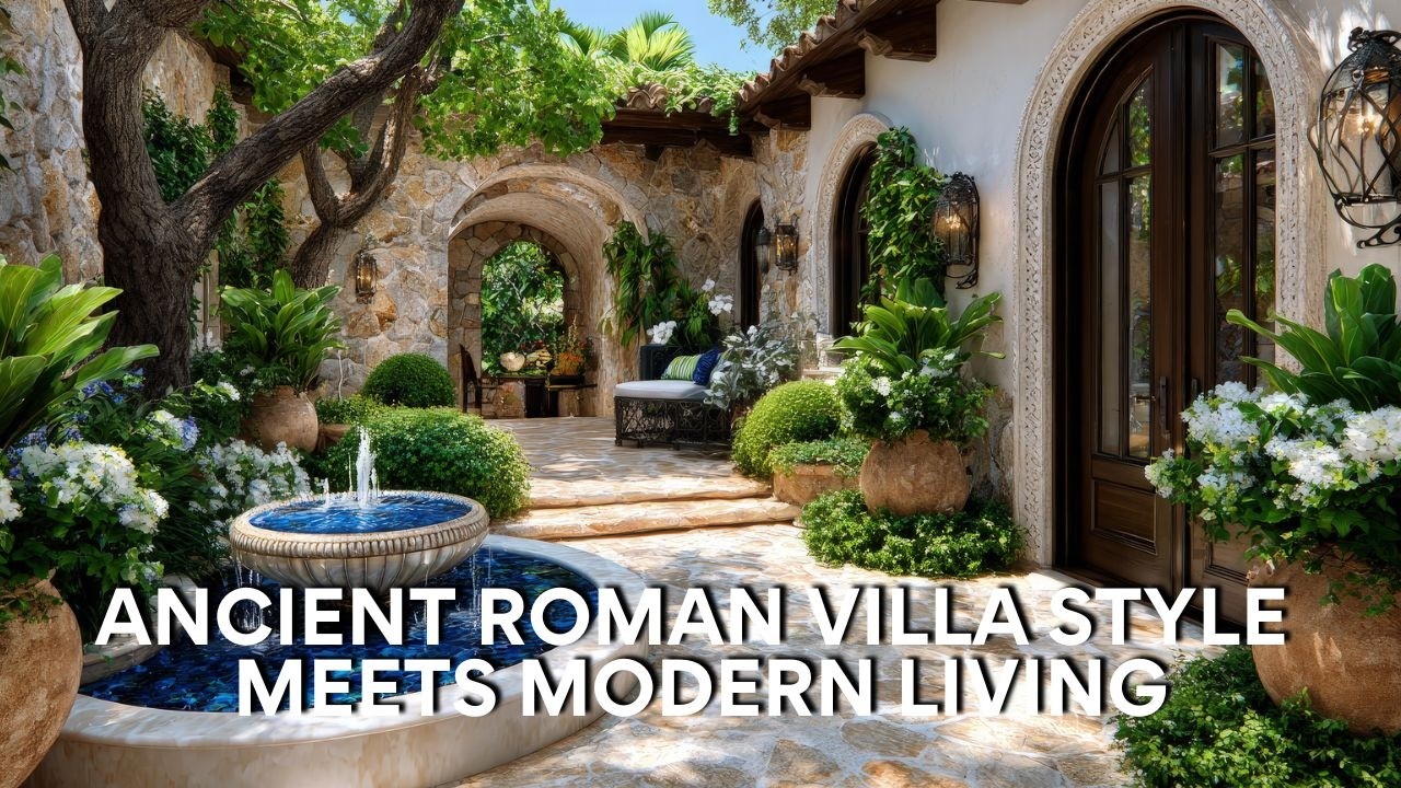 Ancient Roman Villa Inspired Modern Living