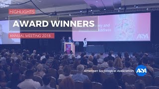 ASA Annual Meeting 2018 - Awards Ceremony - Highlights
