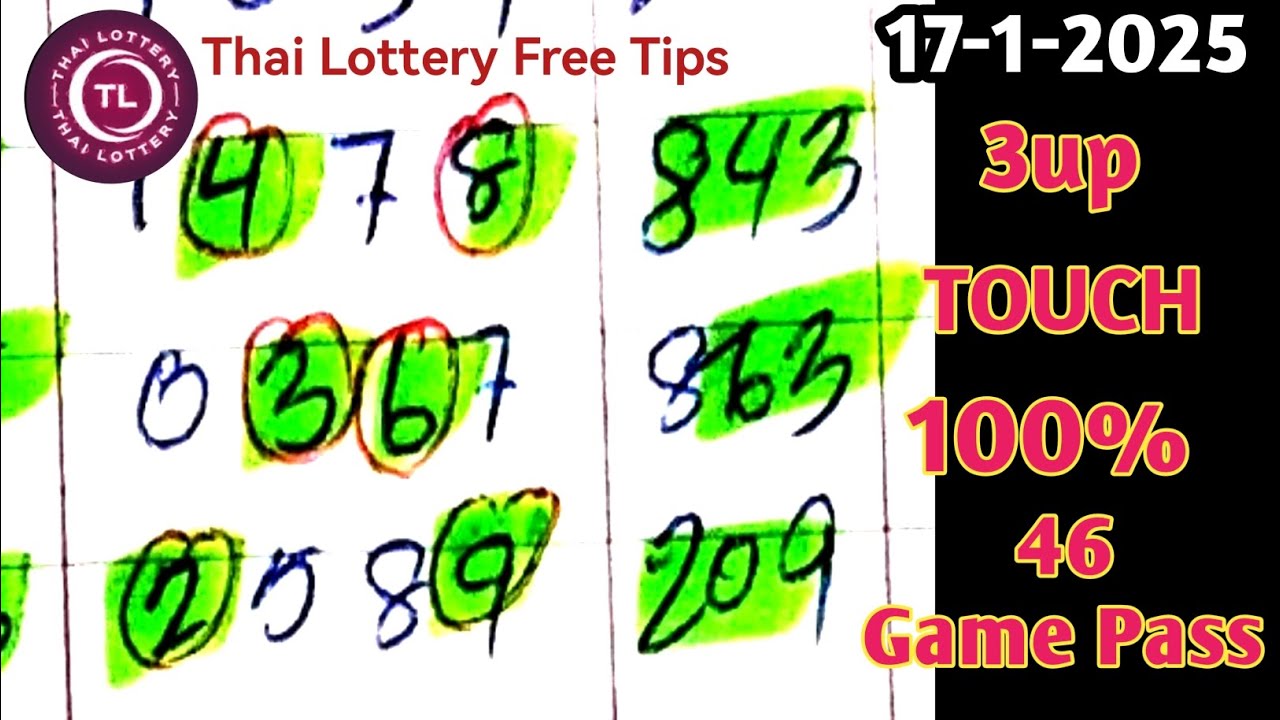 "Unlocking Thai Lottery Secrets: 3UP SINGLE DIGIT 100% Winning Formula ...