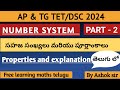 NATURAL NUMBERS &amp; WHOLE NUMBERS|| NUMBER SYSTEM|| PART-2||AP &amp;TG DSC,SGT &amp;SA MATHS|| TET PAPER 1&amp;2