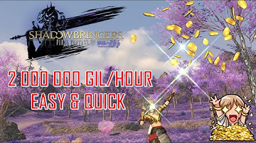 Final Fantasy XIV - 2 000 000 Gil Per Hour Trick Guide