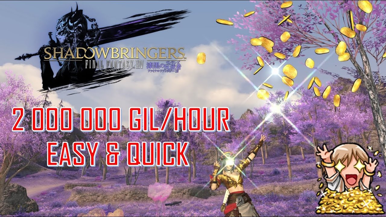 Final Fantasy XIV - 2 000 000 Gil Per Hour Trick Guide - YouTube