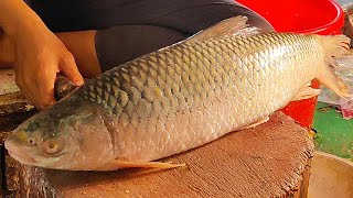 Big Mirka Fish Cutting &amp; Chopping By Expert Fish Cutter Bangladesh