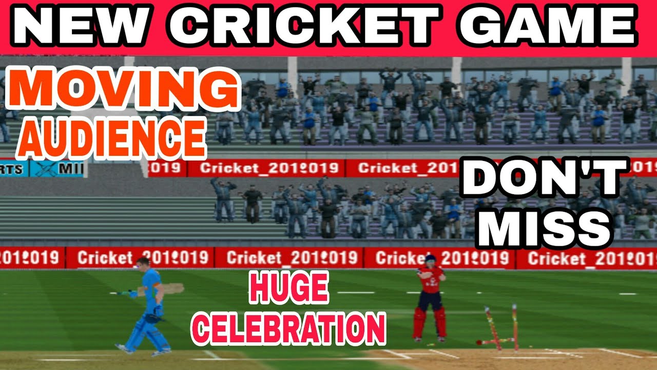 OMG🔥NEW LIVE AUDIENCE FEATURE CRICKET GAME LAUNCHED🔥HUGE CELEBRATION CRICKET GAME WITH HD GRAPHICS