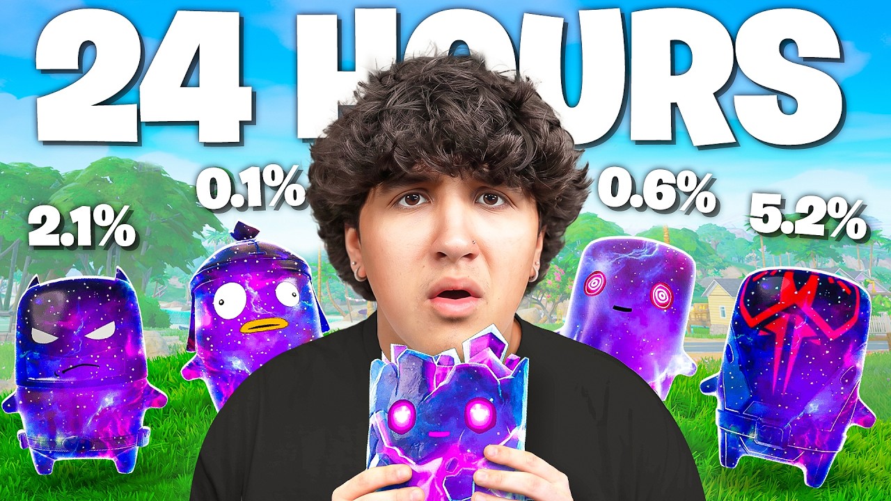Finding EVERY GALAXY SPRITE In Fortnite In 24 HOURS!