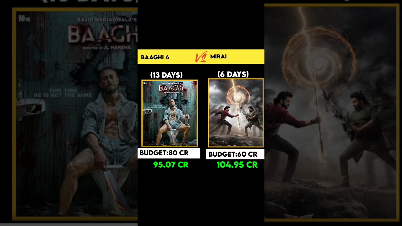 Mirai 6 days worldwide box office collection|Baaghi 4 13 days box office collection