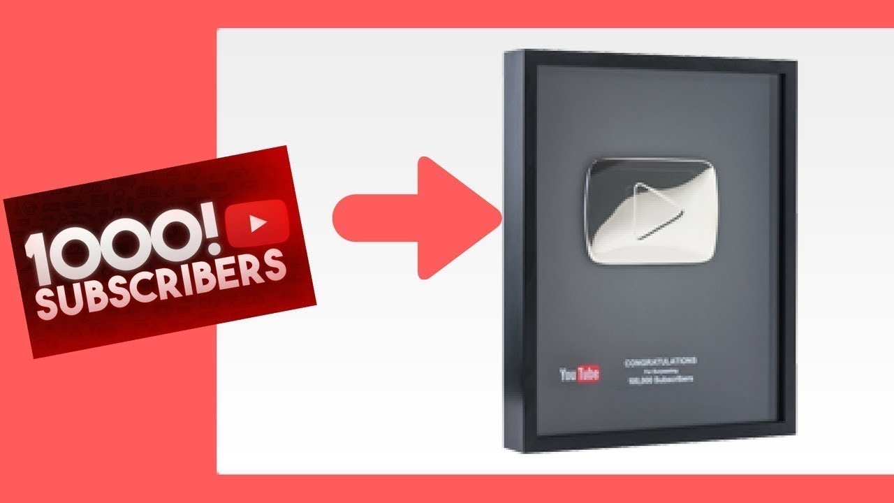 1000 subscribers play button ▶️