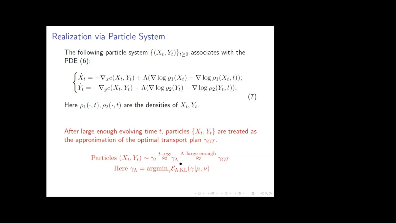 A Particle-evolving method for approximating the Optimal Transport plan ...