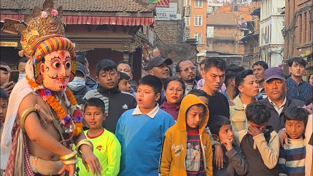 The tradition that continues from centuries Nawadurga ङालाकेगु jatra THE CAPTIVATING FESTIVAL #god 