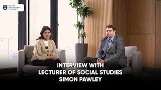 Interview With Bmu Lecturer Of Social Studies - Mr. Simon Pawley