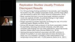 HESI Env. Epi. Webinar - Understanding the replication crisis and its implications for epidemiology